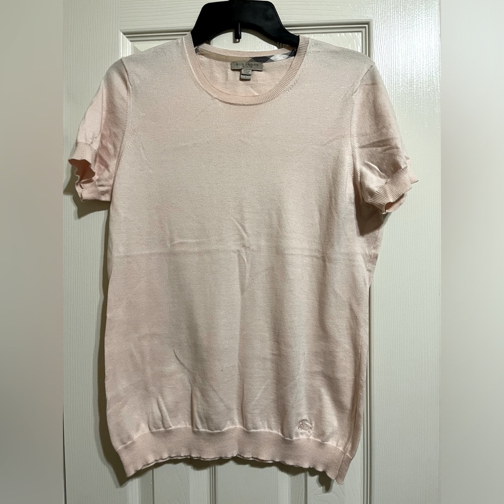 Burberry Brit Blush Pink Knit Top